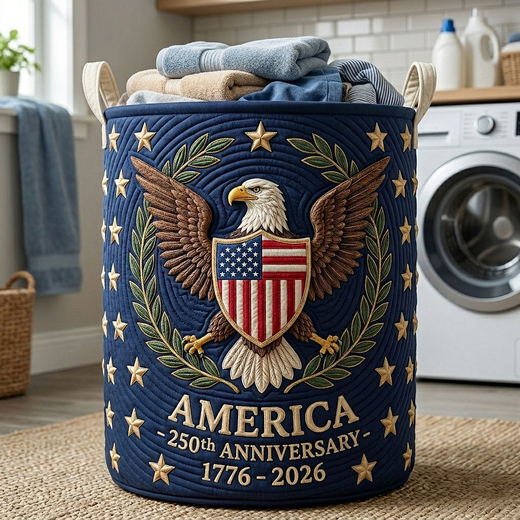 Heritage Quilted Laundry Basket