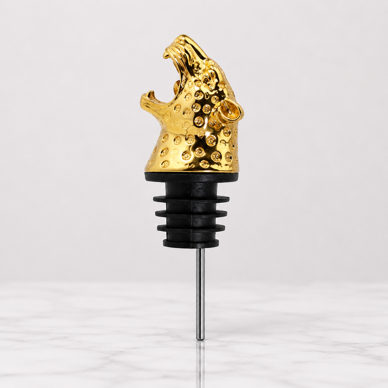 Liquor bottle pourer - Cheetah