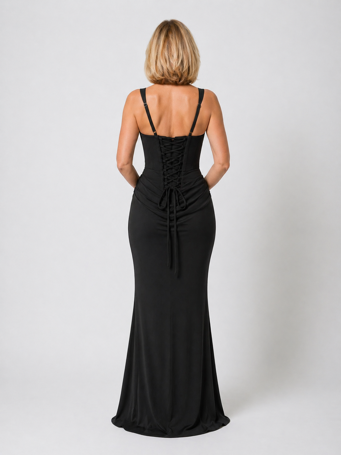 Lenore Draped Maxi Dress