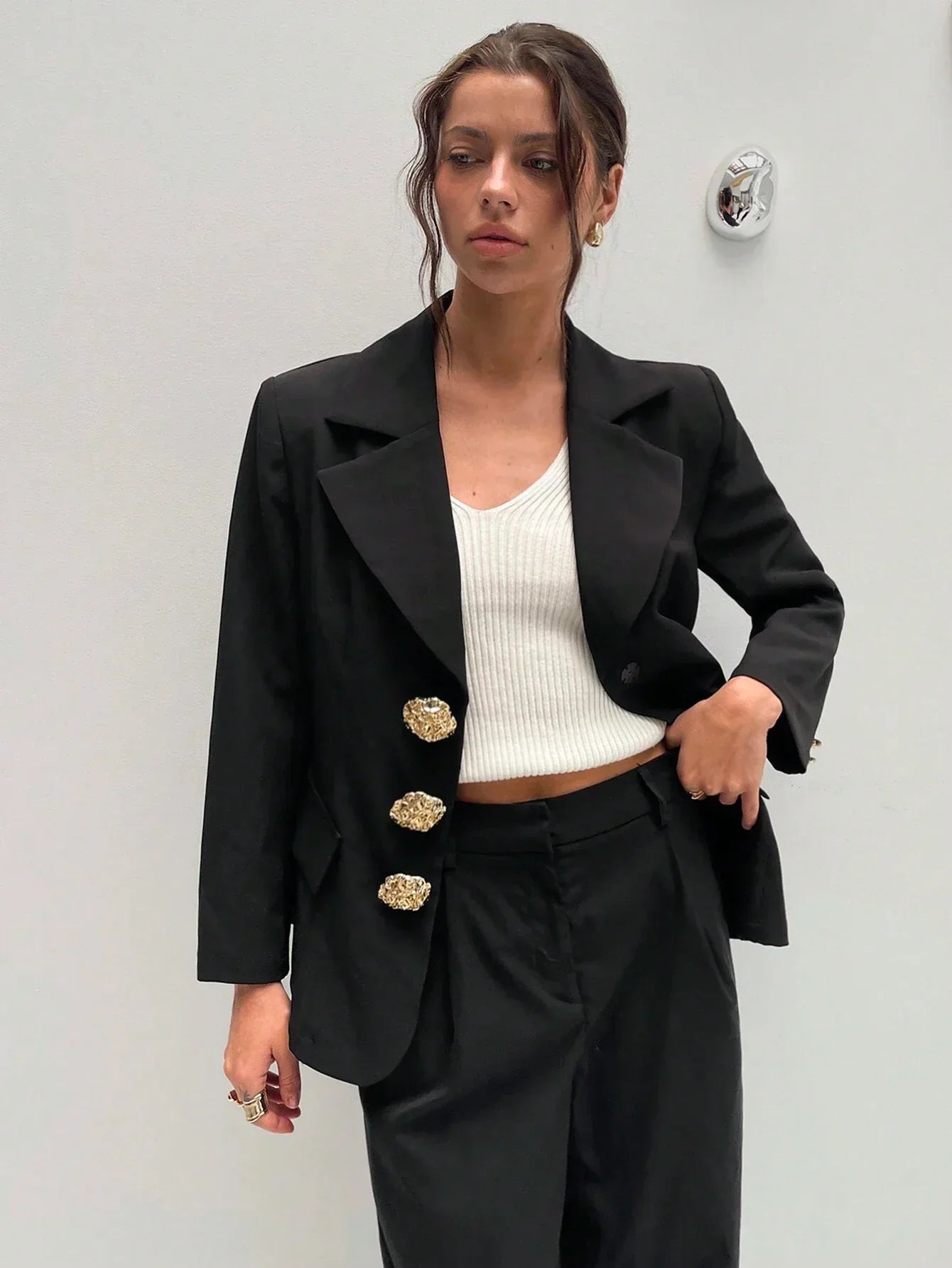 Stylová retro sako Clara s asymetrickým střihem