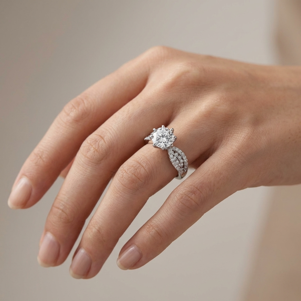 ROSE GOLD DIAMOND LEGACY RING