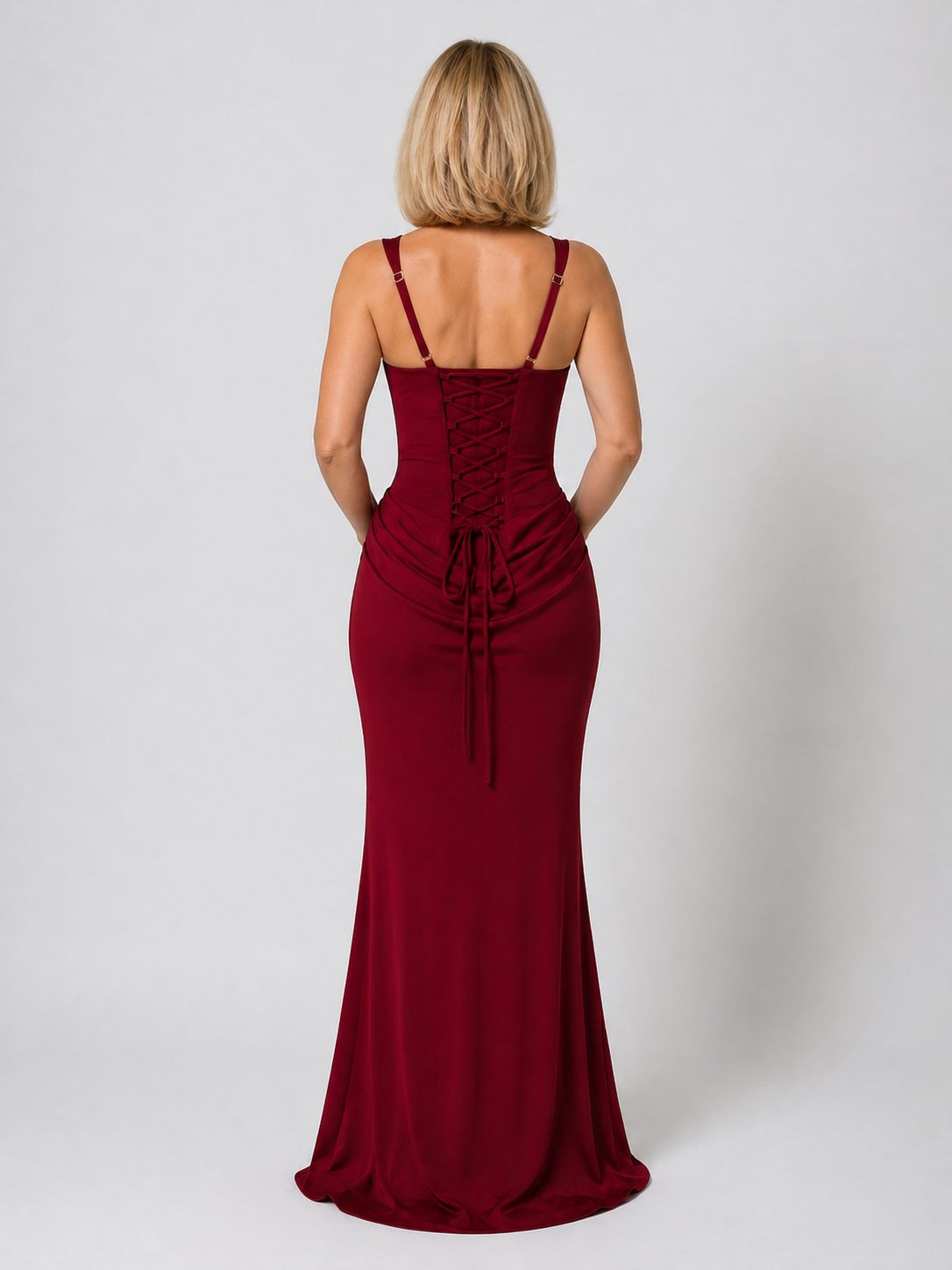 Lenore Draped Maxi Dress
