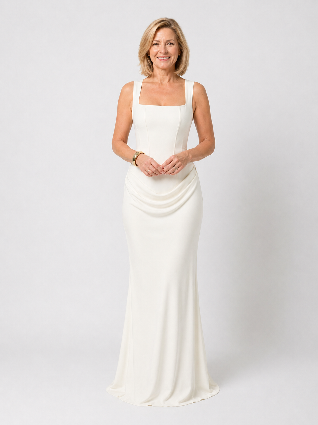 Lenore Draped Maxi Dress