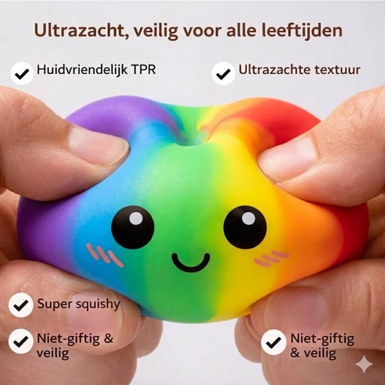 Mystery Dumplings Squishy Rainbow  + Free gift