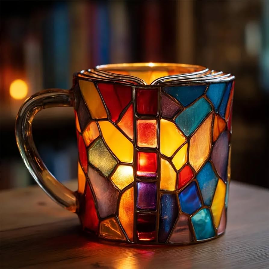 Aurora 3D Book Handmade Mug