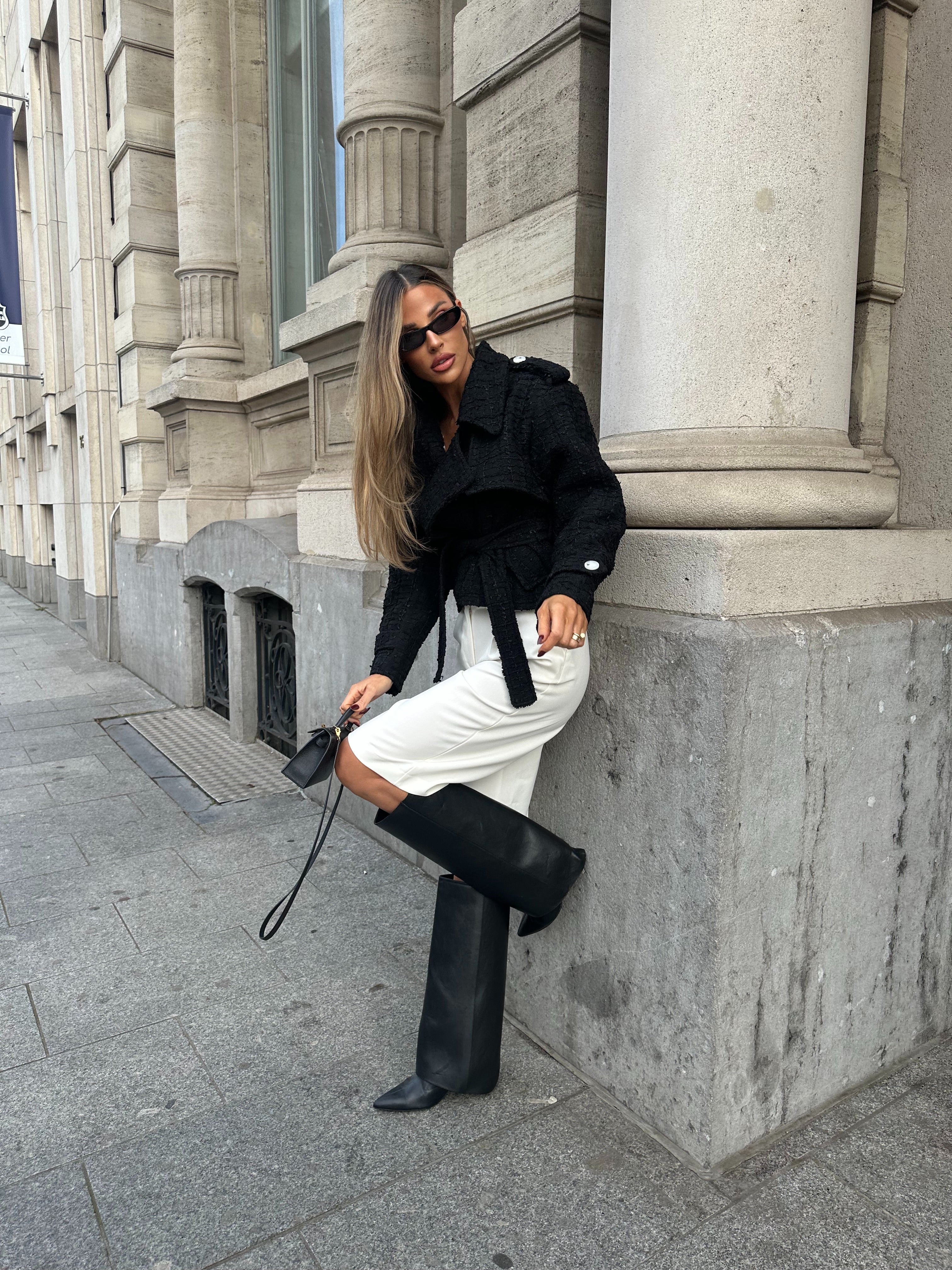 Kurtka Isabella z tweedu