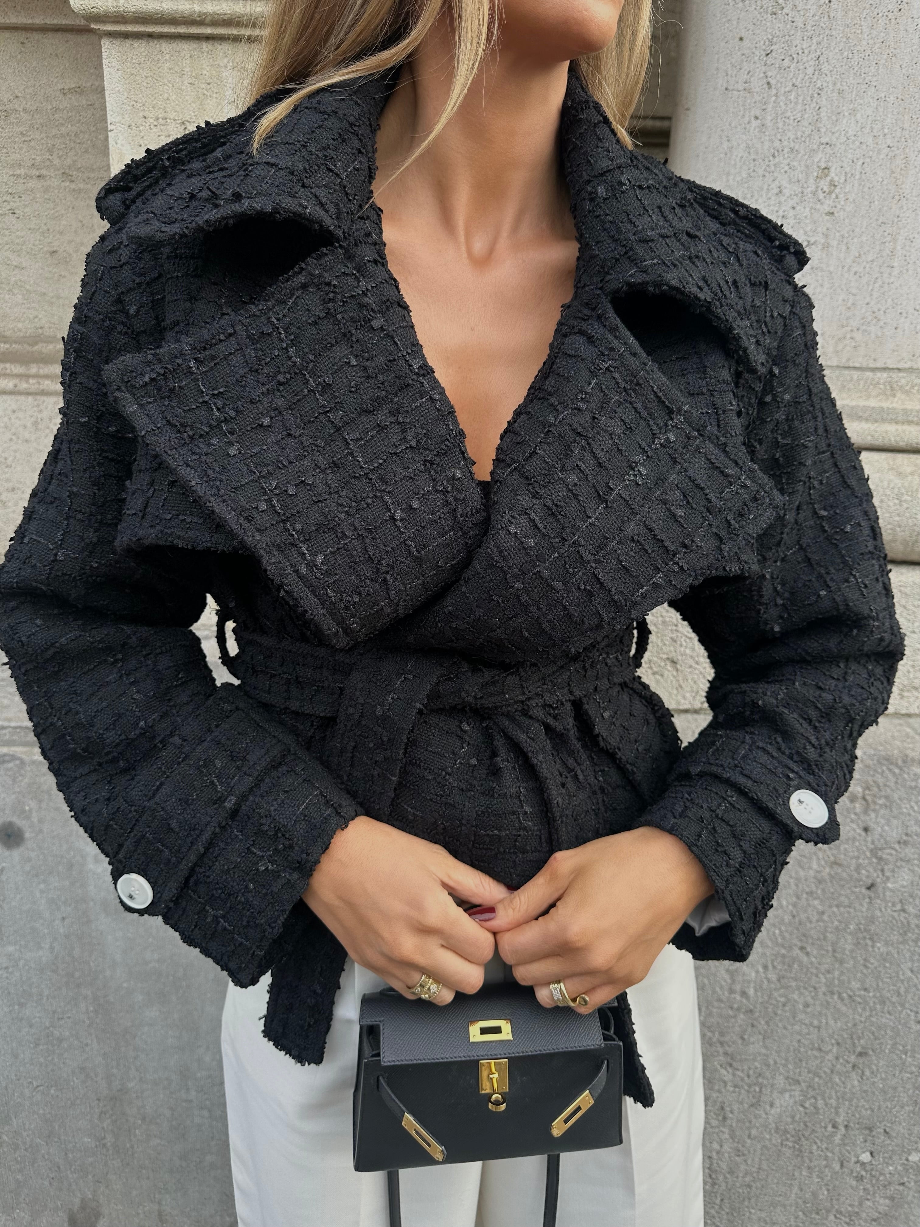 Kurtka Isabella z tweedu