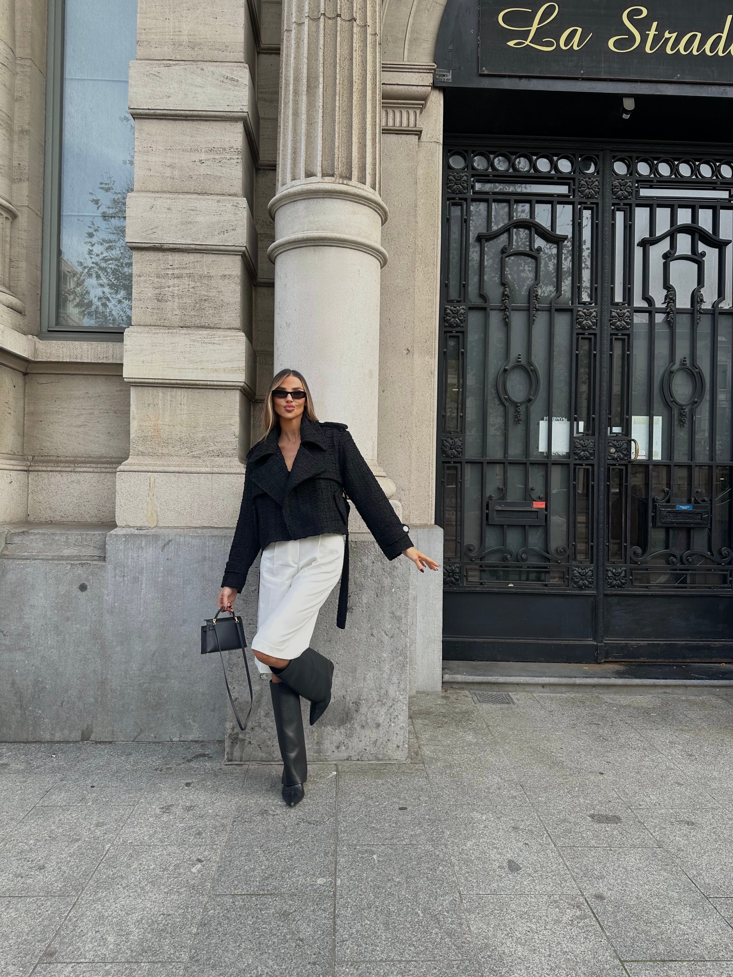 Kurtka Isabella z tweedu