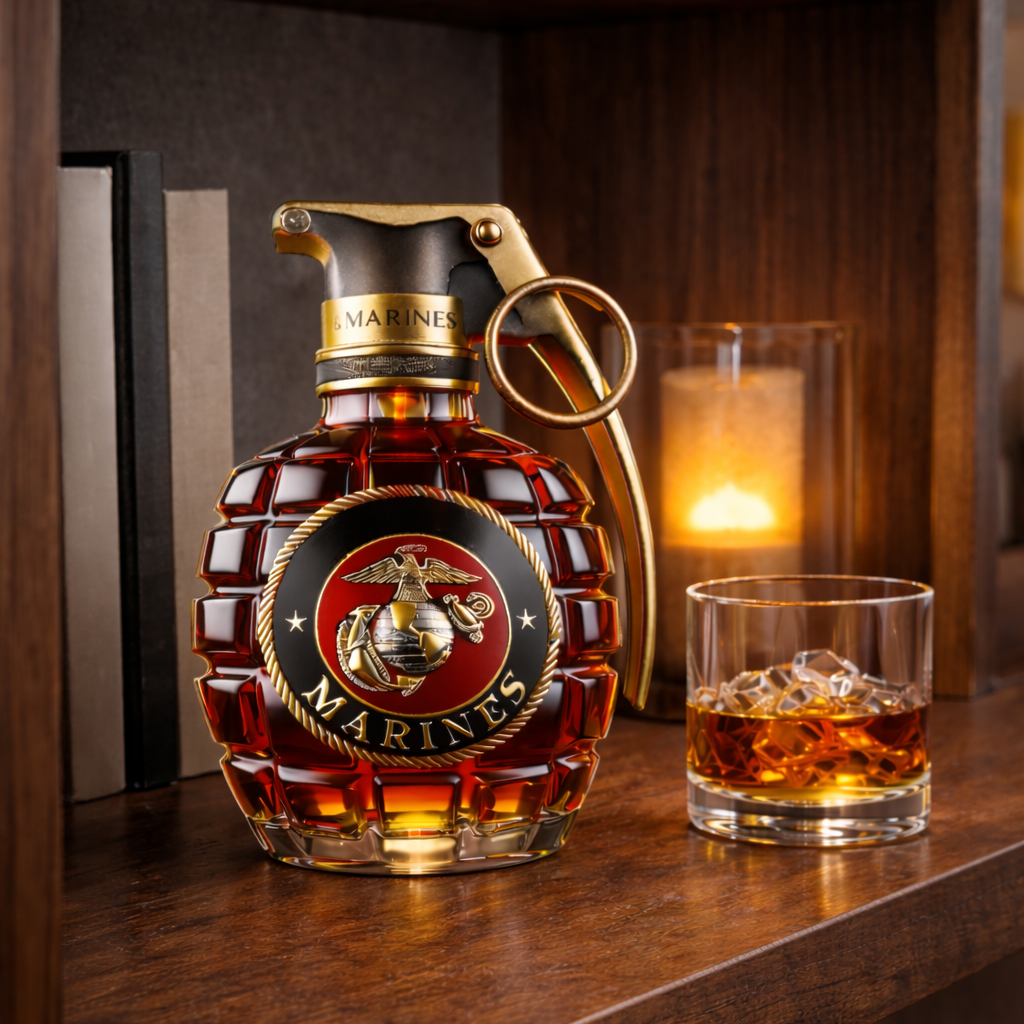 Whisky Bottle - Grenade Edition Marines