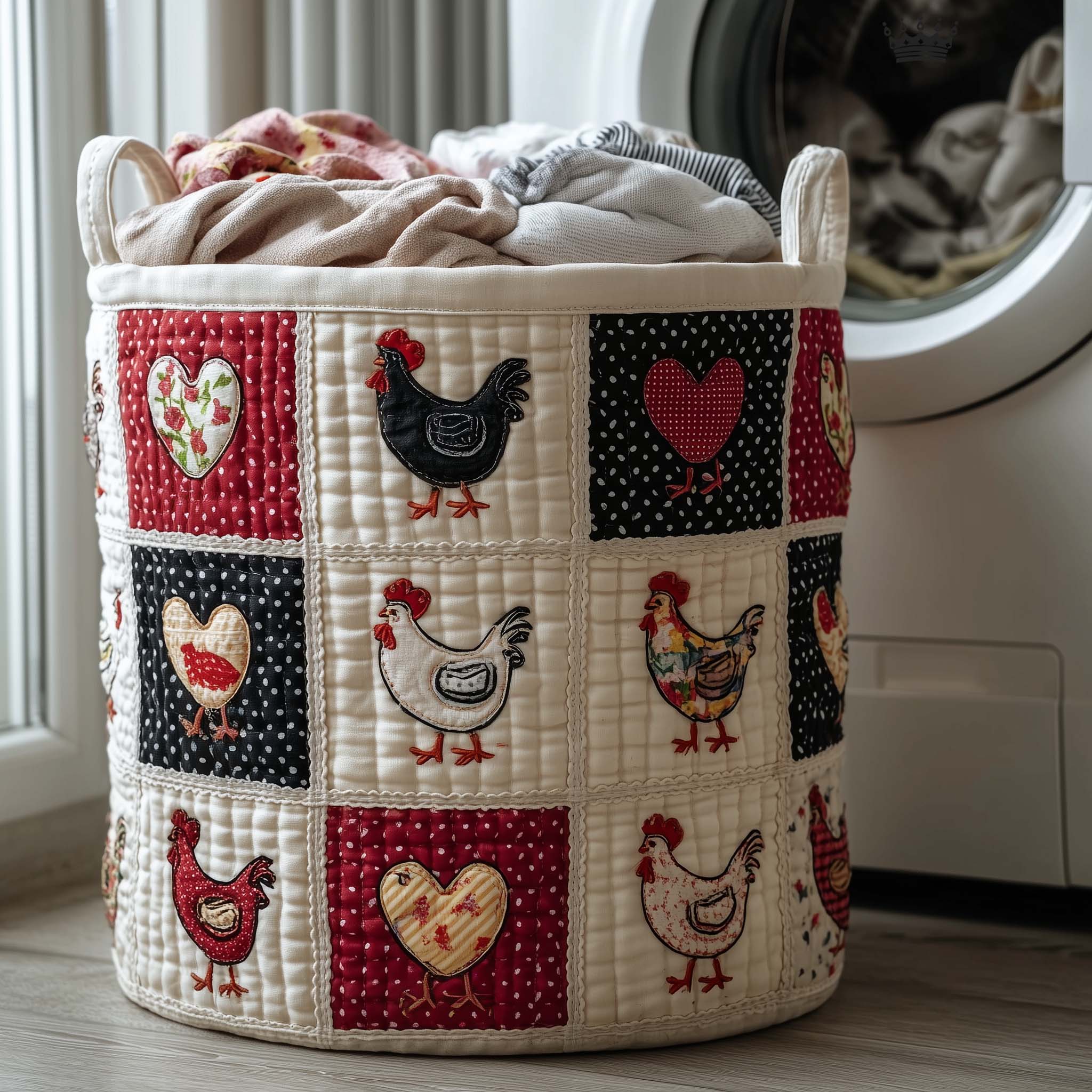 Quilted Laundry Basket Coop Sweeties
