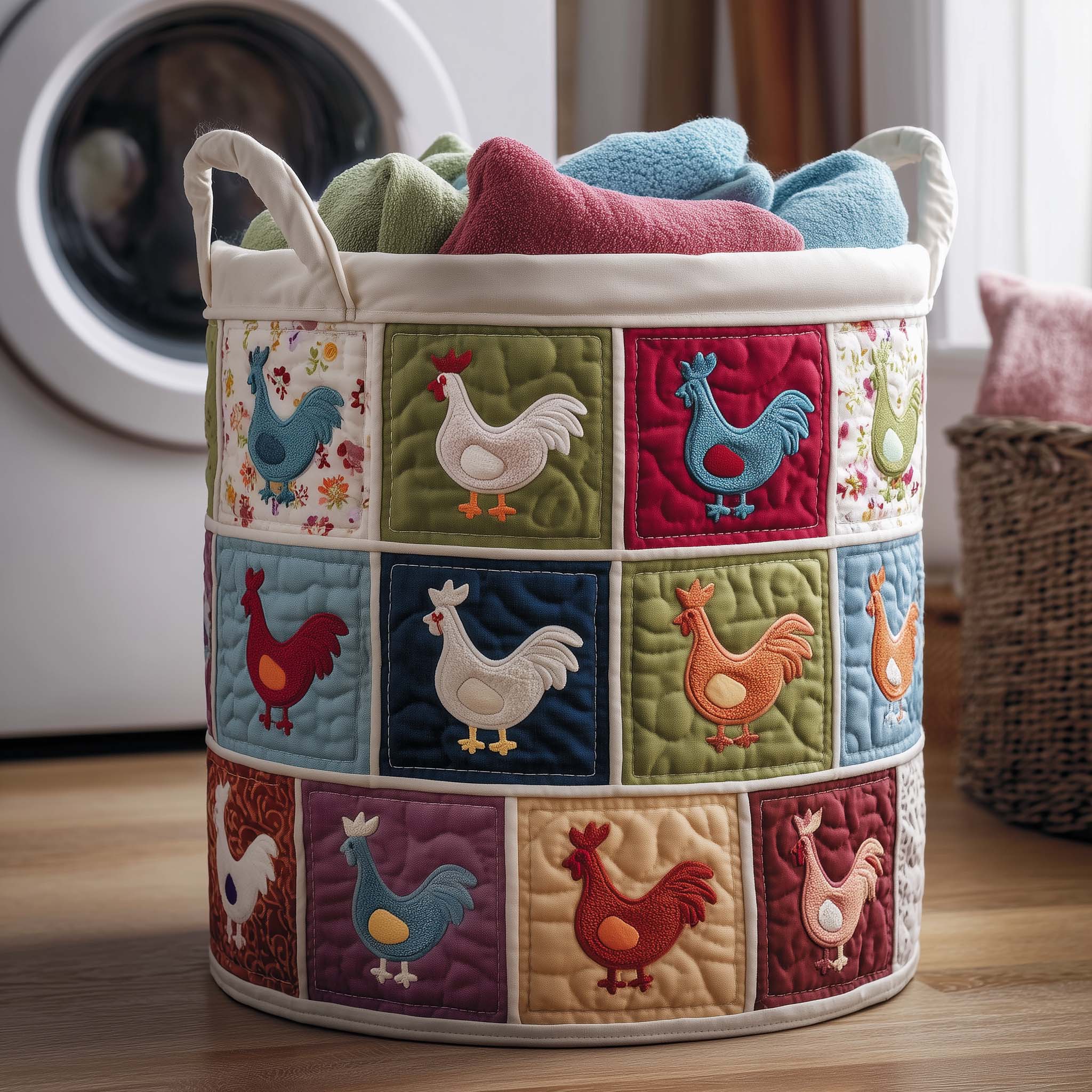 Quilted Laundry Basket Coop Sweeties
