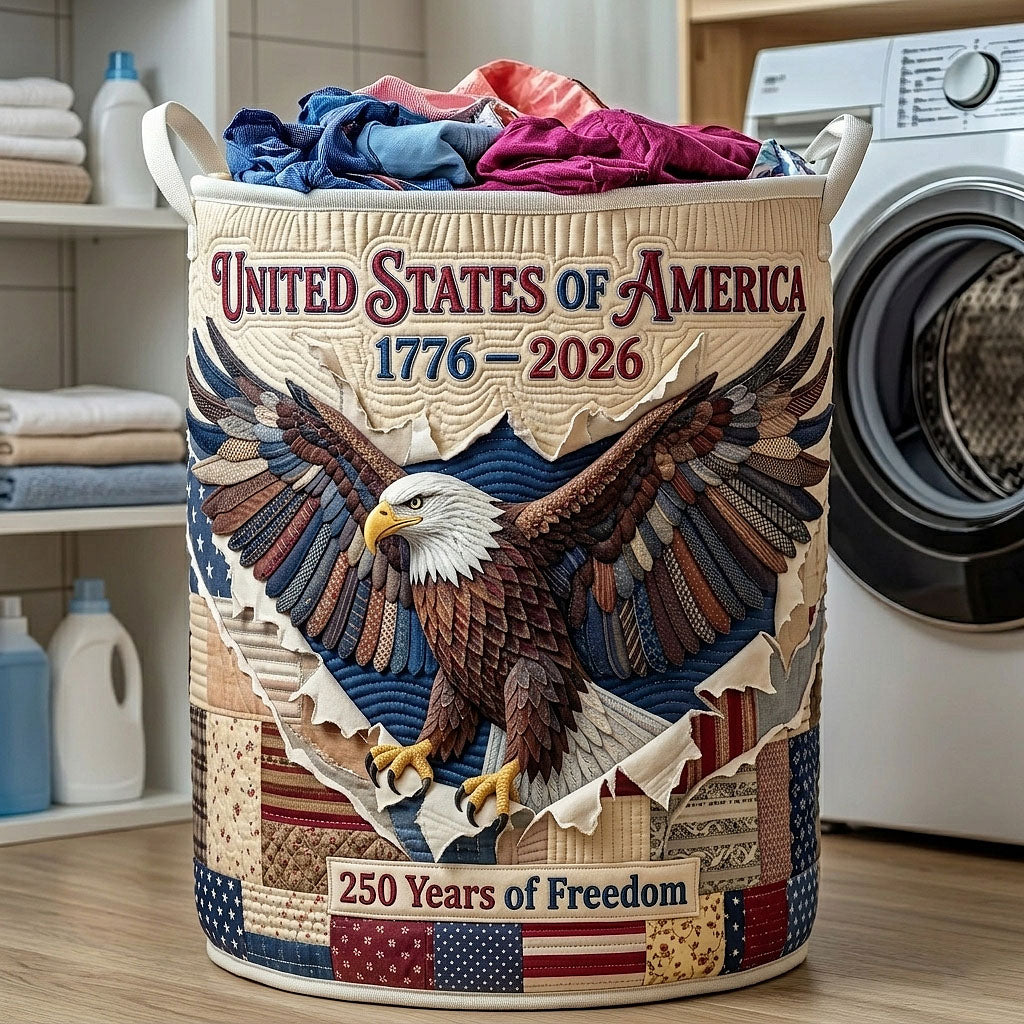 Heritage Quilted Laundry Basket
