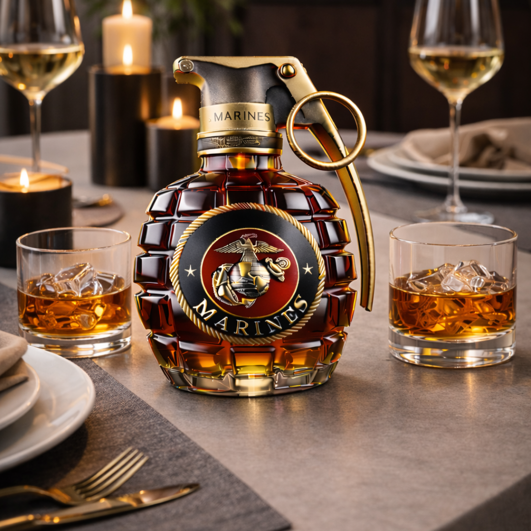 Whisky Bottle - Grenade Edition Marines