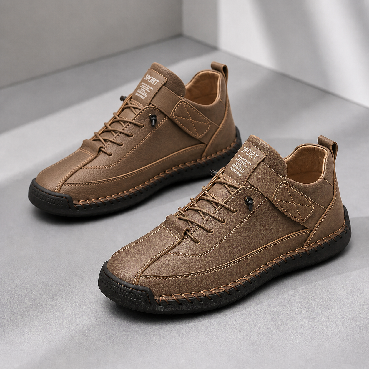 MIA ORTHOPEDIC SNEAKERS - BROWN