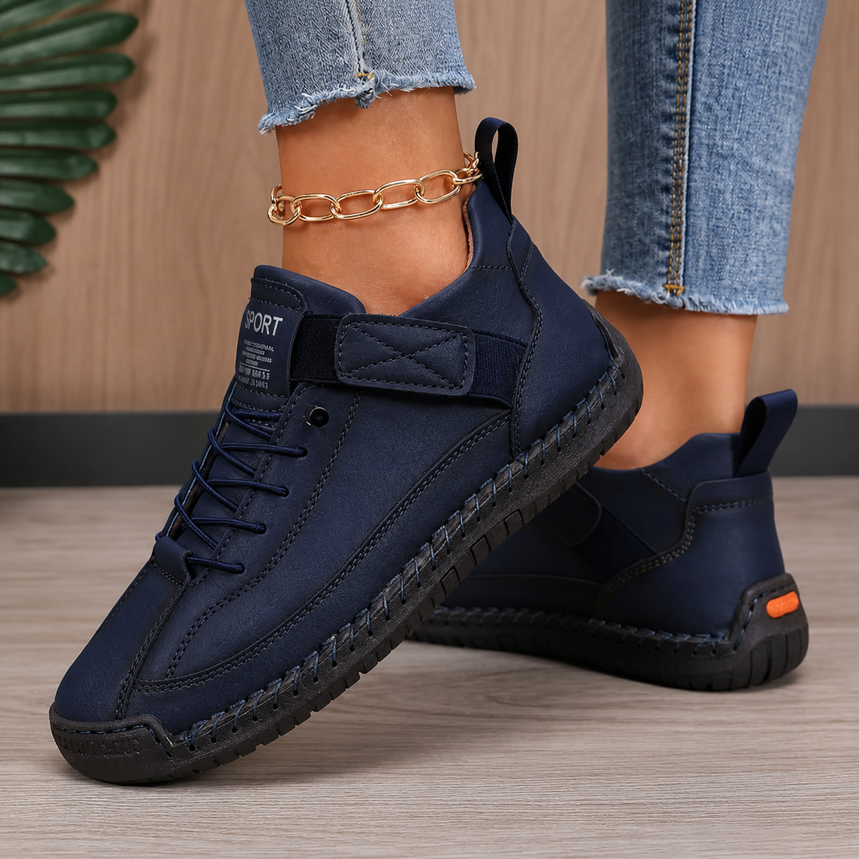 MIA ORTHOPEDIC SNEAKERS - NAVY BLUE