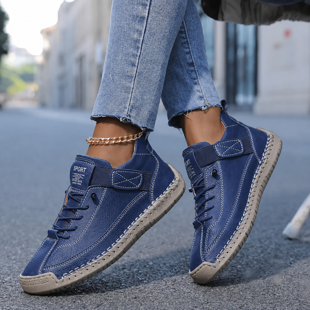 MIA ORTHOPEDIC SNEAKERS - BLUE