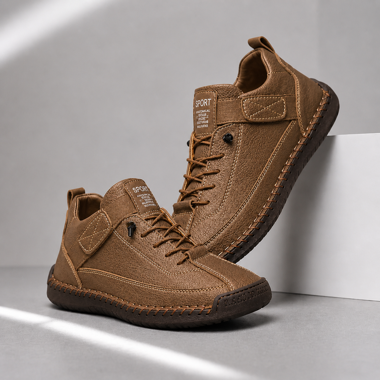 MIA ORTHOPEDIC SNEAKERS - BROWN