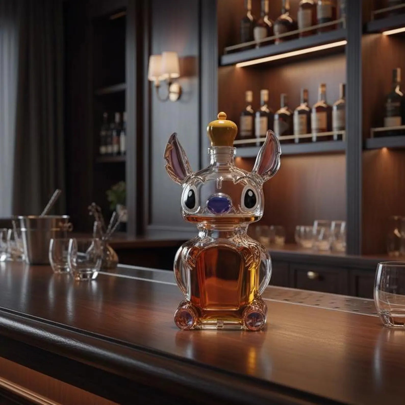 Whiskey Bottle – Stitch Edition