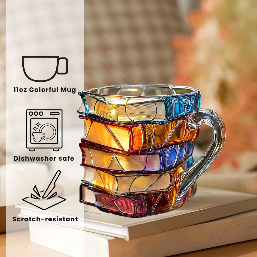 Reading Mug Happiness Handmade